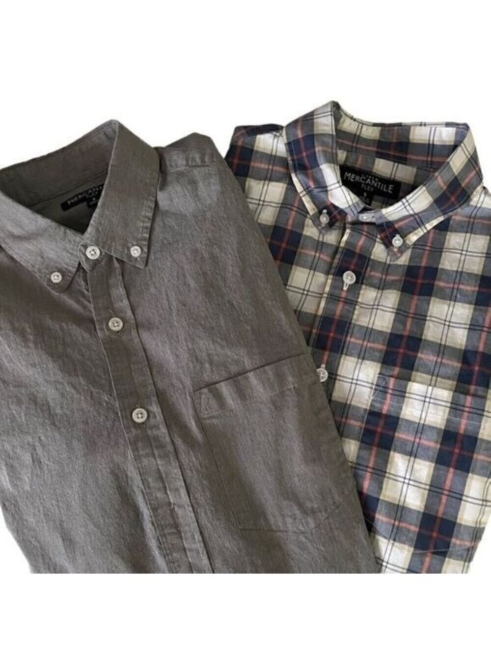 J. Crew Mercantile Flex Bundle of 2 Long Sleeve Button Down Shirts Men’s Size S